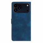 For iPhone 17 Pro Max Flower Butterfly Embossing Pattern Leather Phone Case(Blue) - 3