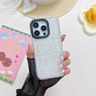 For iPhone 13 Pro Max Noctilucent Light Drip Glue Shockproof Phone Case(White) - 1