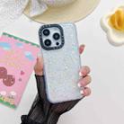 For iPhone 12 Pro Max Noctilucent Light Drip Glue Shockproof Phone Case(White) - 1