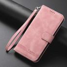 For OPPO A3 Pro 5G Dierfeng Dream Line TPU + PU Leather Phone Case(Pink) - 2