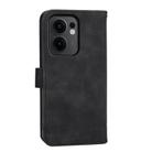 For OPPO Reno13 F 4G / 5G Dierfeng Dream Line TPU Hybrid PU Leather Phone Case(Black) - 3