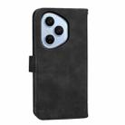 For OPPO Reno14 Global / Reno14 F 5G Dierfeng Dream Line TPU Hybrid PU Leather Phone Case(Black) - 3