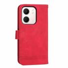 For OPPO A5x 5G / A3 4G / 5G / A3x 4G / 5G Dierfeng Dream Line TPU Hybrid PU Leather Phone Case(Red) - 3