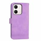 For OPPO A5x 5G / A3 4G / 5G / A3x 4G / 5G Dierfeng Dream Line TPU Hybrid PU Leather Phone Case(Purple) - 3