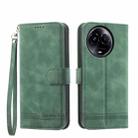 For Realme 11 5G Dierfeng Dream Line TPU + PU Leather Phone Case(Green) - 1