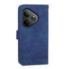 For Realme GT 6 Global Dierfeng Dream Line TPU + PU Leather Phone Case(Blue) - 3