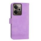 For Realme 14 / Realme P3 5G Dierfeng Dream Line TPU Hybrid PU Leather Phone Case(Purple) - 3