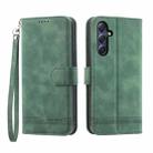 For Samsung Galaxy M54 5G Dierfeng Dream Line TPU + PU Leather Phone Case(Green) - 1