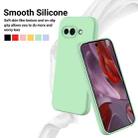 For Google Pixel 9a Pure Color Liquid Silicone Shockproof Phone Case(Green) - 3