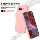 For Google Pixel 9a Pure Color Liquid Silicone Shockproof Phone Case(Pink) - 3