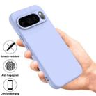 For Google Pixel 10 Pro XL Pure Color Liquid Silicone Shockproof Phone Case(Purple) - 2