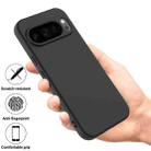For Google Pixel 10 Pro Pure Color Liquid Silicone Shockproof Phone Case(Black) - 2