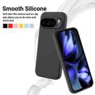 For Google Pixel 10 Pro Pure Color Liquid Silicone Shockproof Phone Case(Black) - 3