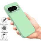 For Google Pixel 10 Pure Color Liquid Silicone Shockproof Phone Case(Green) - 2