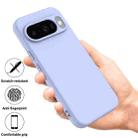 For Google Pixel 10 Pure Color Liquid Silicone Shockproof Phone Case(Purple) - 2