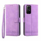 For Xiaomi Redmi Note 12S 4G Global Dierfeng Dream Line TPU + PU Leather Phone Case(Purple) - 1
