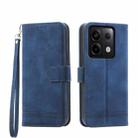 For Xiaomi Redmi Note 13 Pro 5G Dierfeng Dream Line TPU + PU Leather Phone Case(Blue) - 1