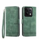 For Xiaomi Redmi Note 13 Pro 5G Dierfeng Dream Line TPU + PU Leather Phone Case(Green) - 1