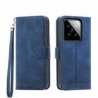 For Xiaomi 14 Dierfeng Dream Line TPU + PU Leather Phone Case(Blue) - 1