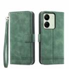 For Xiaomi Redmi 13C Dierfeng Dream Line TPU + PU Leather Phone Case(Green) - 1