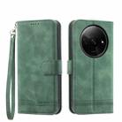 For Xiaomi Redmi A3 Dierfeng Dream Line TPU + PU Leather Phone Case(Green) - 1