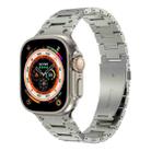 Double Rows Metal Watch Band For Apple Watch 2 38mm(Titanium) - 1