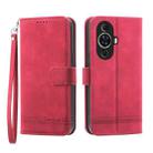 For Huawei nova 11 Dierfeng Dream Line TPU + PU Leather Phone Case(Red) - 1