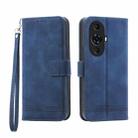 For Huawei nova 11 Pro 4G Dierfeng Dream Line TPU + PU Leather Phone Case(Blue) - 1