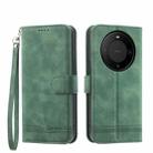 For Huawei Mate 60 Pro Dierfeng Dream Line TPU + PU Leather Phone Case(Green) - 1