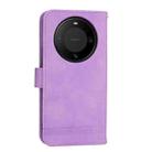 For Huawei Mate 60 Pro Dierfeng Dream Line TPU + PU Leather Phone Case(Purple) - 3