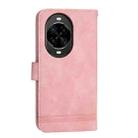For Huawei nova 14 Pro Dierfeng Dream Line TPU Hybrid PU Leather Phone Case(Pink) - 3