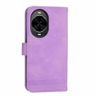 For Huawei nova 14 Dierfeng Dream Line TPU Hybrid PU Leather Phone Case(Purple) - 3