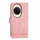 For Huawei nova 14 Ultra Dierfeng Dream Line TPU Hybrid PU Leather Phone Case(Pink) - 3
