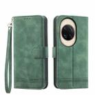 For Huawei nova 14 Ultra Dierfeng Dream Line TPU Hybrid PU Leather Phone Case(Green) - 1