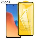 For Xiaomi Redmi 12 / 12R / 12 5G / Note 12R / Poco M6 Pro 5G 25pcs 9D Full Glue Screen Tempered Glass Film - 1