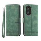 For Honor X40i 5G / Play7T Pro Dierfeng Dream Line TPU + PU Leather Phone Case(Green) - 1