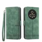 For Honor Magic5 Dierfeng Dream Line TPU + PU Leather Phone Case(Green) - 1