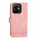 For Honor X60i Dierfeng Dream Line TPU + PU Leather Phone Case(Pink) - 3