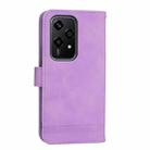 For Honor 200 Lite Global Dierfeng Dream Line TPU + PU Leather Phone Case(Purple) - 3