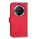 For Honor X9c Global / Magic7 Lite Dierfeng Dream Line TPU Hybrid PU Leather Phone Case(Red) - 3