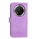 For Honor X9c Global / Magic7 Lite Dierfeng Dream Line TPU Hybrid PU Leather Phone Case(Purple) - 3