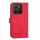 For Honor X8c 4G Dierfeng Dream Line TPU Hybrid PU Leather Phone Case(Red) - 3