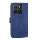 For Honor X8c 4G Dierfeng Dream Line TPU Hybrid PU Leather Phone Case(Blue) - 3