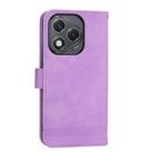 For Honor 400 Lite Dierfeng Dream Line TPU Hybrid PU Leather Phone Case(Purple) - 3