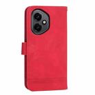 For Honor 400 Global 156.5mm Dierfeng Dream Line TPU Hybrid PU Leather Phone Case(Red) - 3