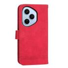 For Honor 400 Pro Global 160.8mm Dierfeng Dream Line TPU Hybrid PU Leather Phone Case(Red) - 3