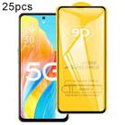 For OPPO A1 5G / 4G 25pcs 9D Full Glue Screen Tempered Glass Film - 1