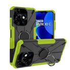 For Tecno Spark Go 2023 Armor Bear Shockproof PC + TPU Phone Case with Ring(Green) - 1
