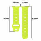 Football Texture Silicone Watch Band For Apple Watch SE 2023 44mm(Orange) - 1