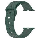 Football Texture Silicone Watch Band For Apple Watch Ultra 2 49mm(Pine Green) - 3